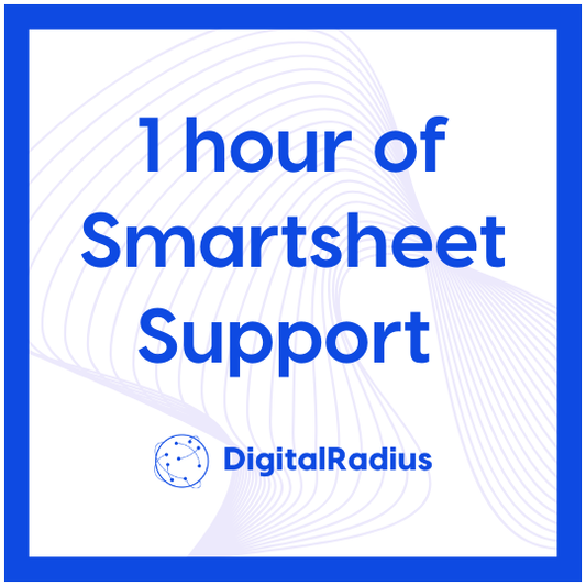 1 hour of Smartsheet Configuration & Support